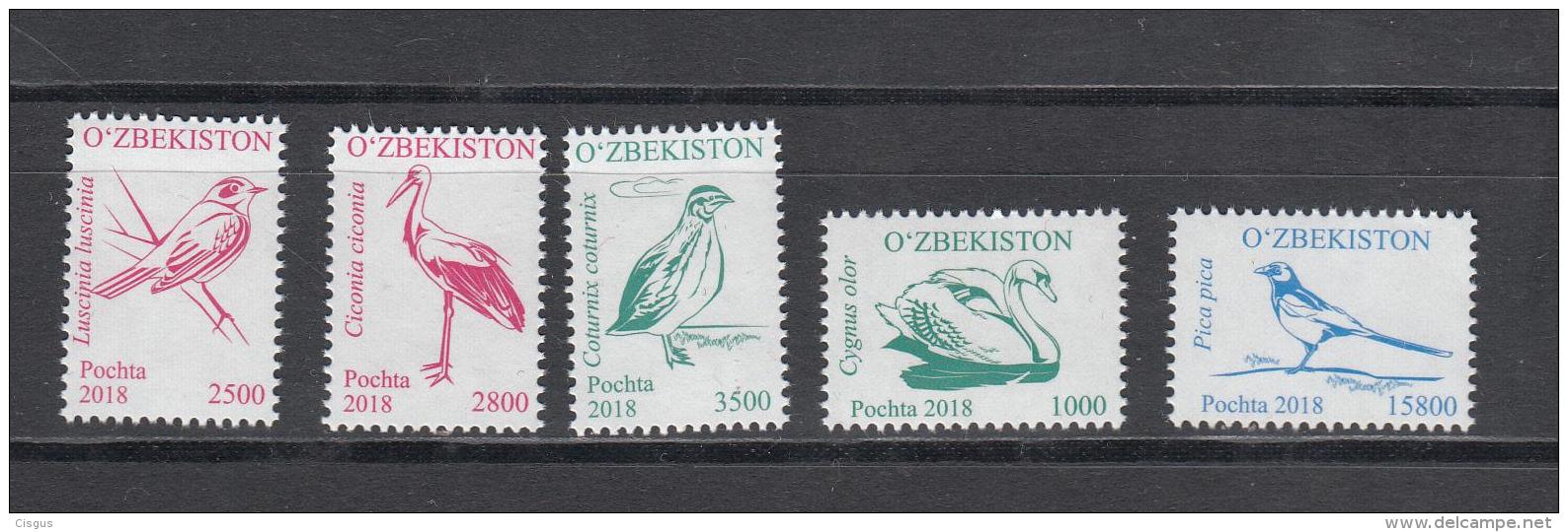 Uz 1209 XUzbekistan Usbekistan 2018  Birds Definitv III - Usbekistan