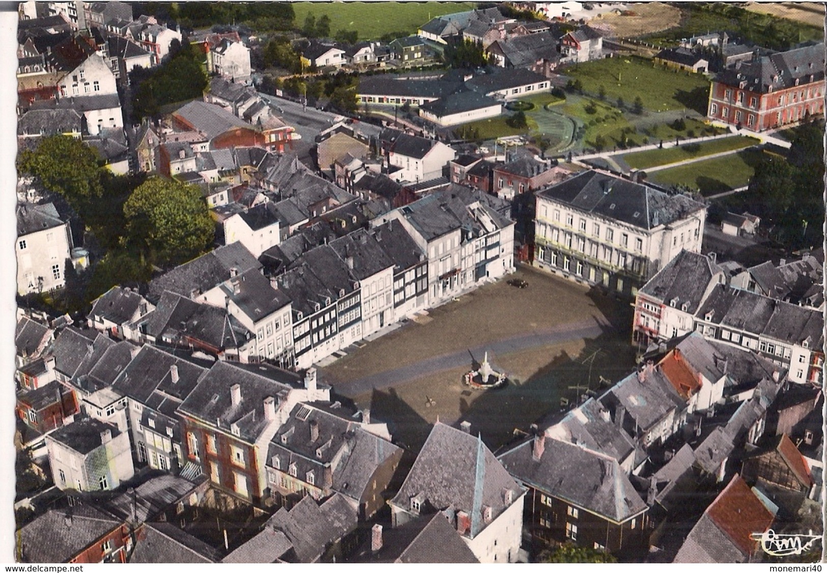 STAVELOT - PLACE SAINT REMACLE (Vue Aérienne) - Stavelot