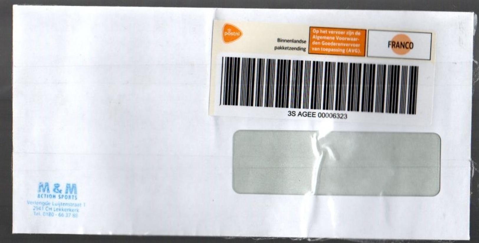 Franco Binnenlands Parcel (fully Taped) (LA25-17) - Postwaardestukken