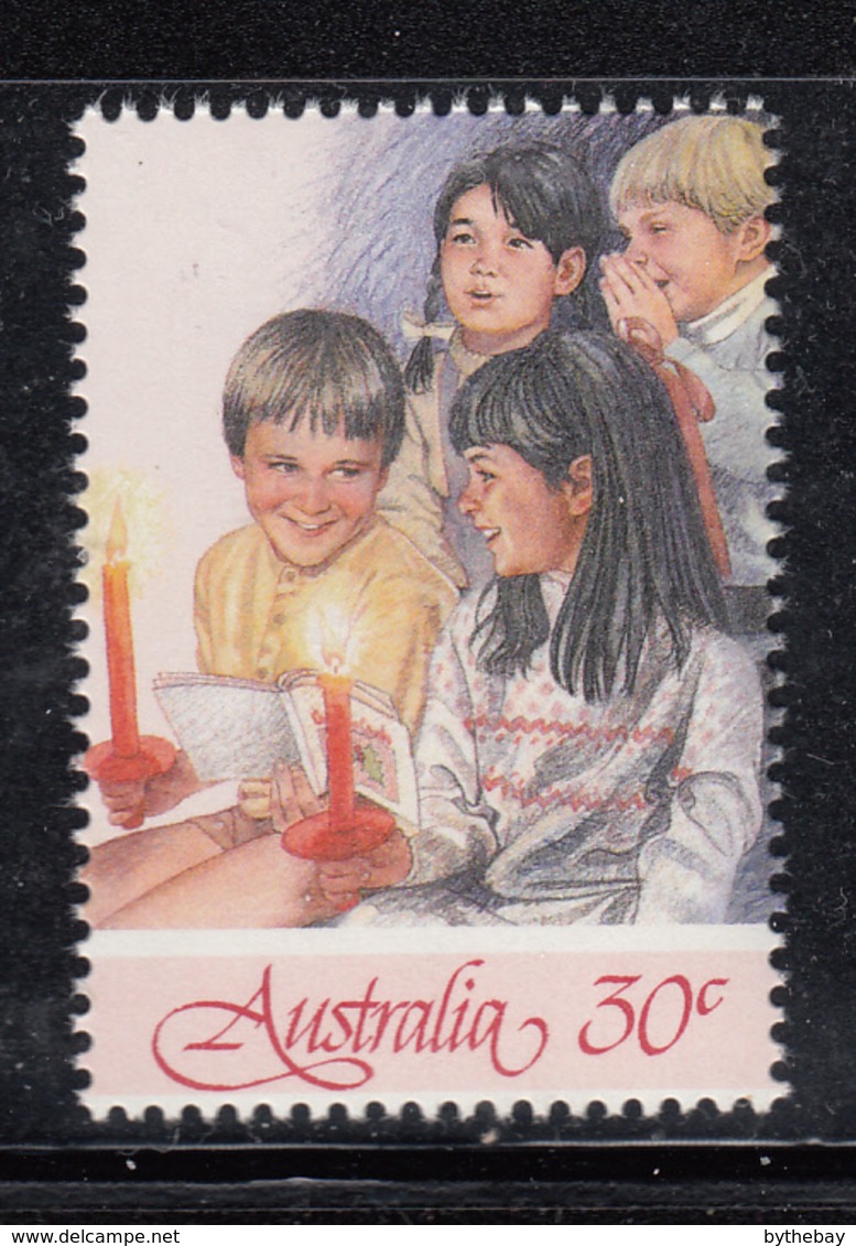 Australia 1987 MNH Scott #1044c 30c 4 Children Christmas Carolers - Neufs