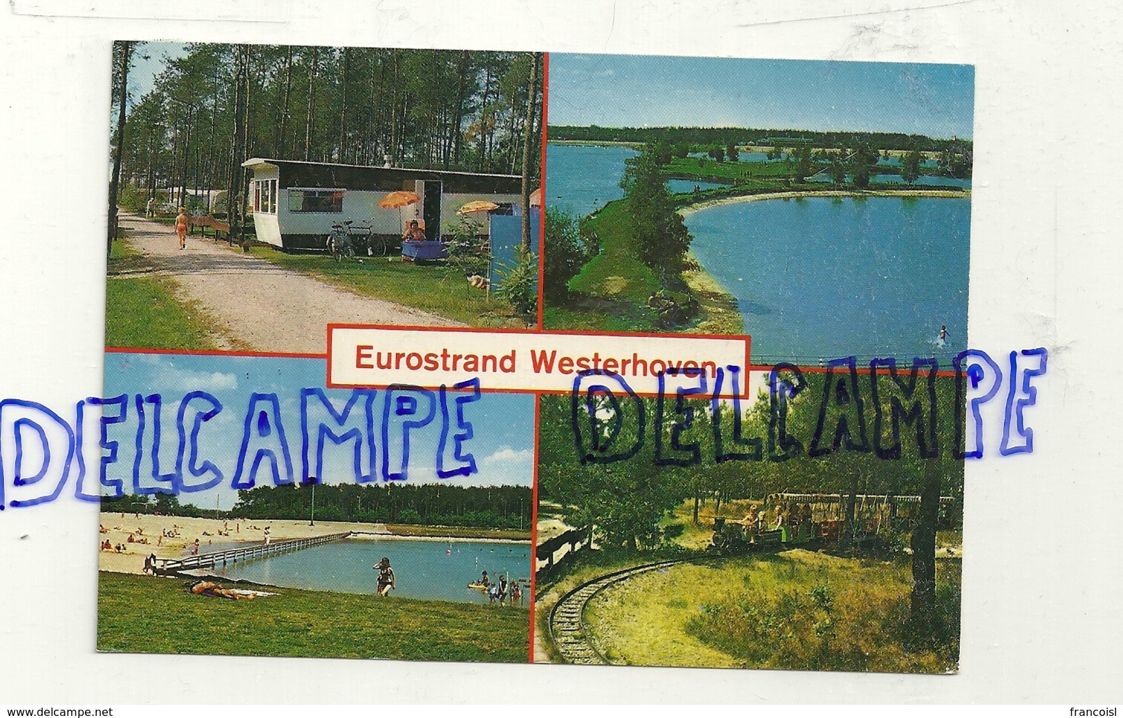 PAys-Bas. Euro Rekreatie Centrum B.V. "Eurostrand" Westerhoven. Carte Mosaïque (multivues). Camping, Locomotive, ... - Autres & Non Classés