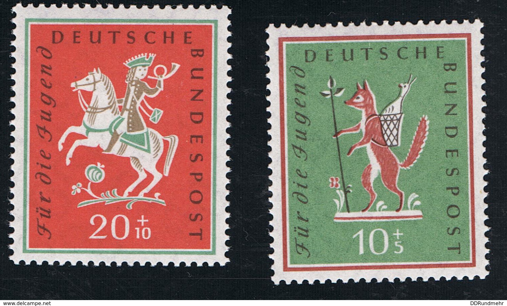 1. April 1958 Jugend  Michel 286 - 287 Postfrisch Xx - Ungebraucht