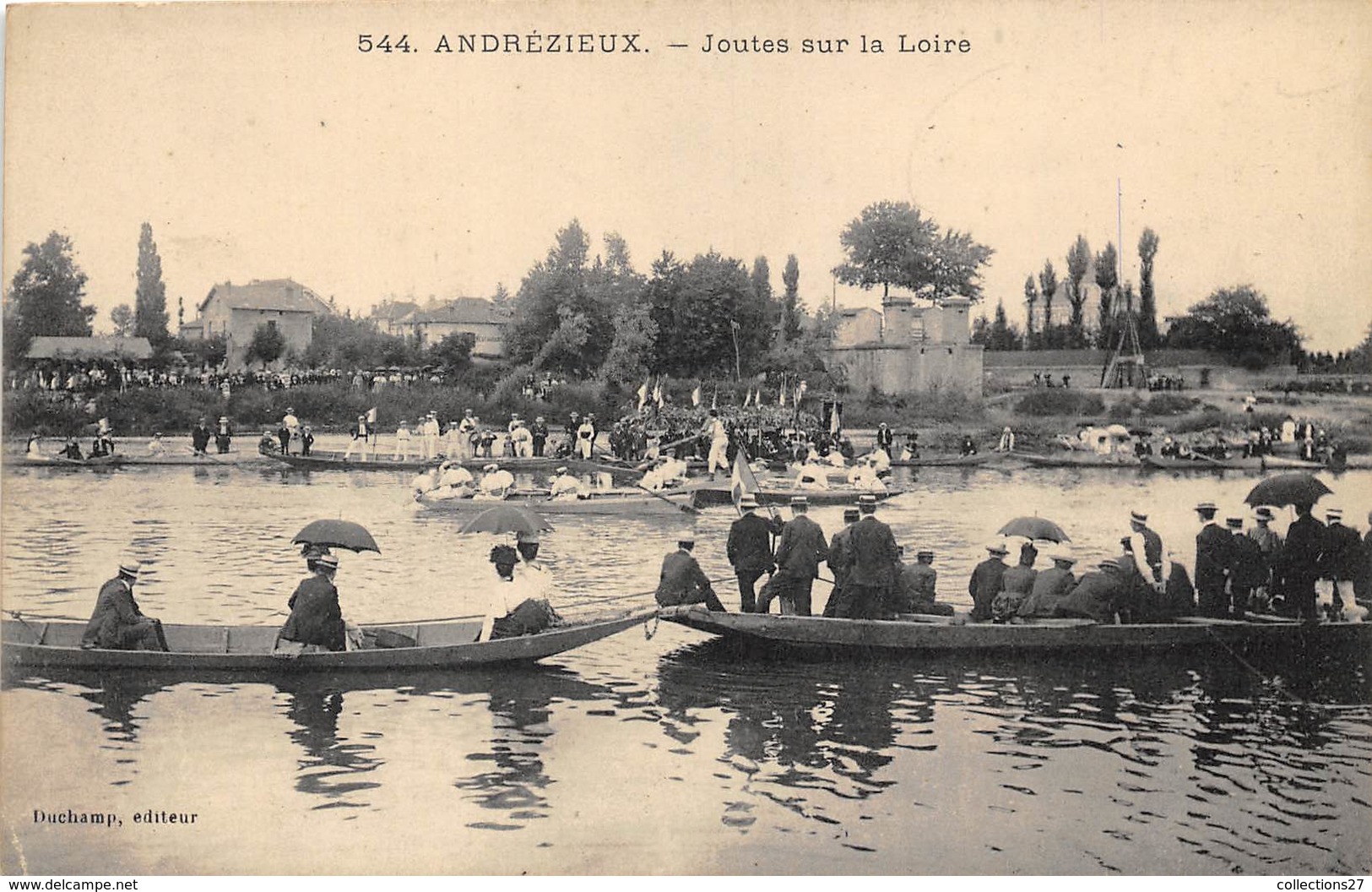 42-ANDREZIEUX- JOUTES SUR LA LOIRE - Andrézieux-Bouthéon