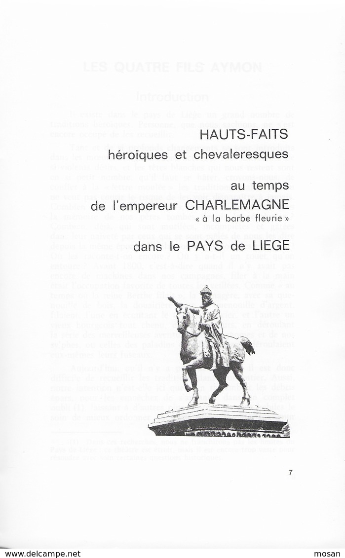 Histoire Des  Fils Aymon. Chevaliers. Emblève. - Belgique