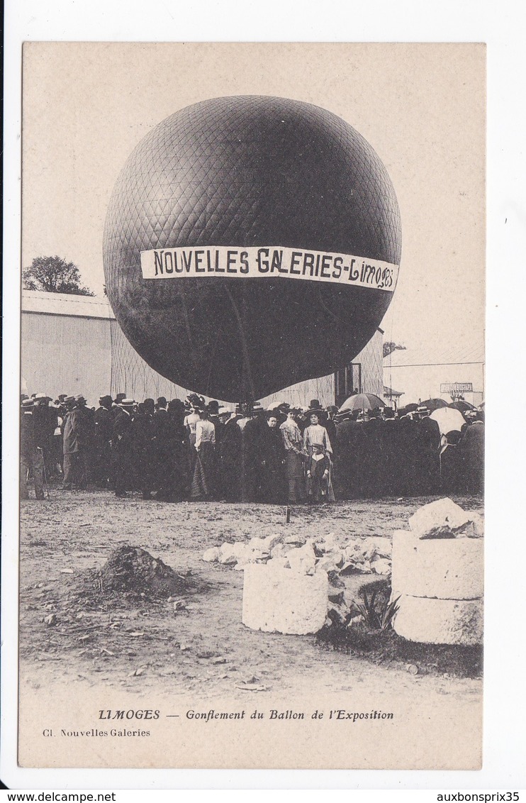 LIMOGES - GONFLEMENT DU BALLON DE L'EXPOSITION - 87 - Limoges