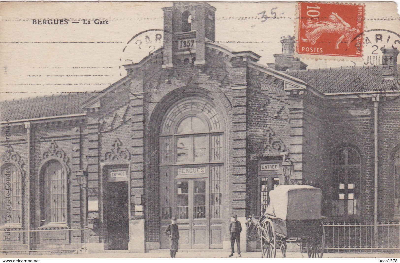 59 / BERGUES / LA GARE / JOLIE PLAN - Bergues