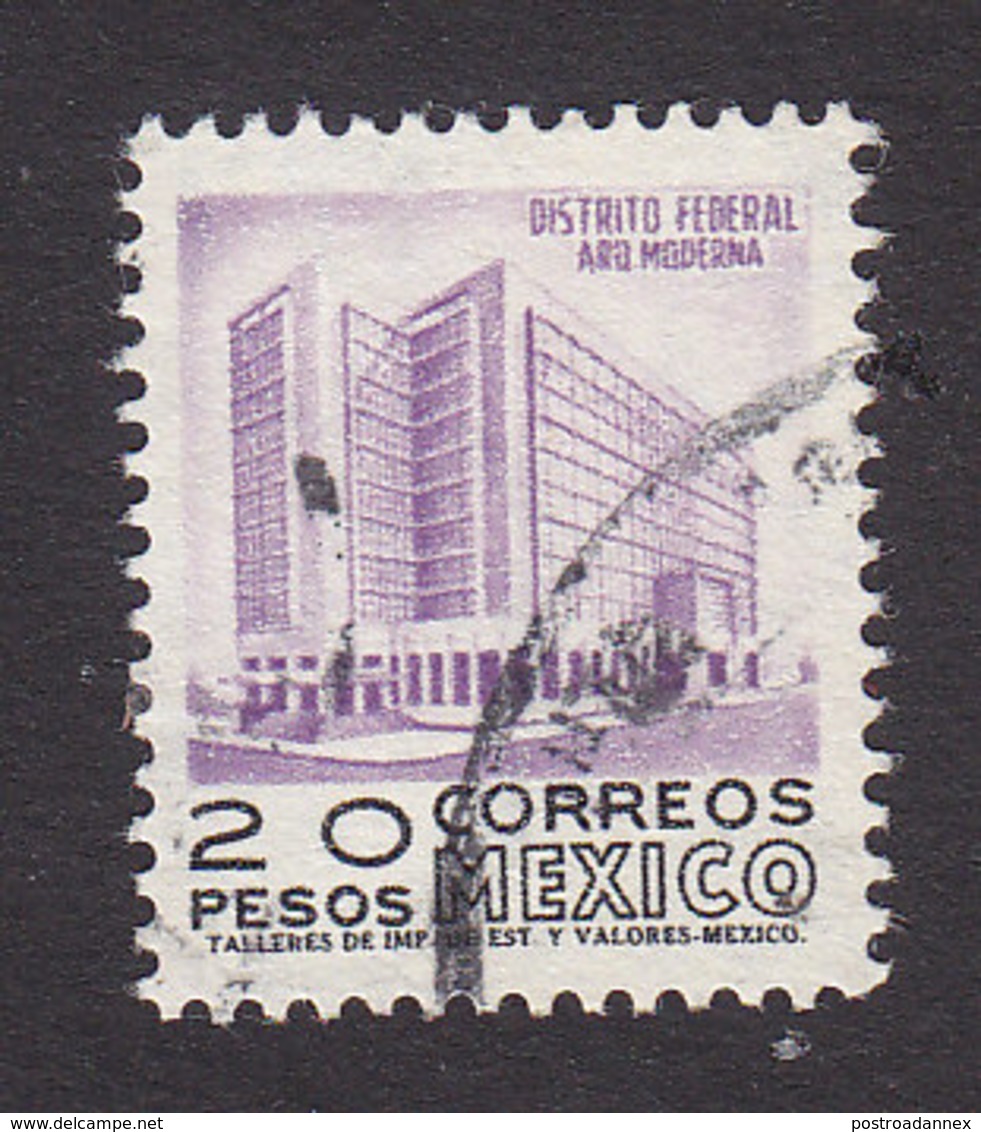 Mexico, Scott #931, Used, Federal District, Issued 1962 - Mexico