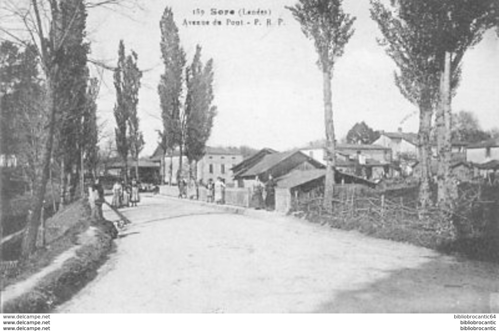 D40 LANDES - SORE < Vue Animée De L'AVENUE DU PONT - Sore