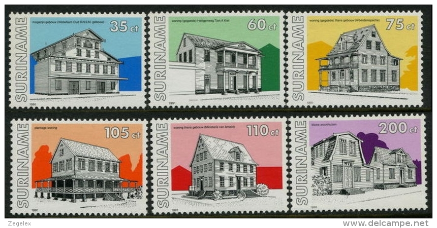 Suriname 1991 Gebouwen, Buildings, Bâtiments  MNH/**/Postfris - Suriname