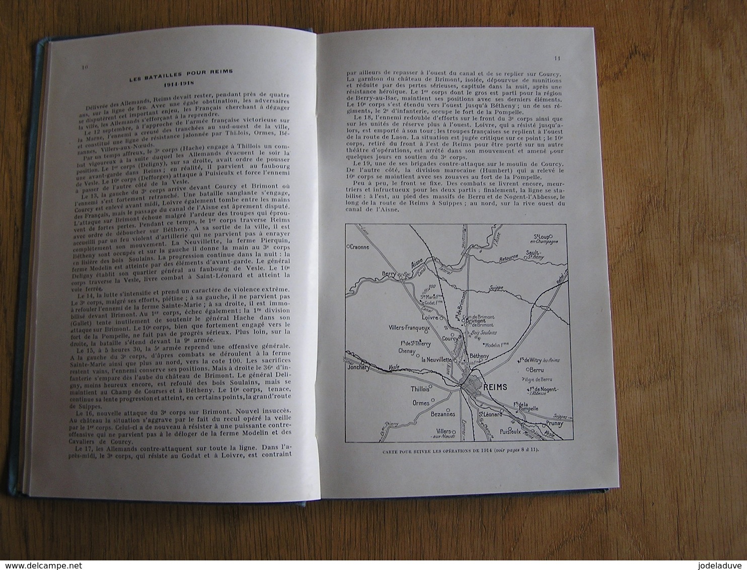 REIMS ET LES BATAILLES POUR REIMS 1914 1918 Guide Illustré Michelin Champs De Bataille Régionalisme Guerre 14 18 Poilus - Guerre 1914-18
