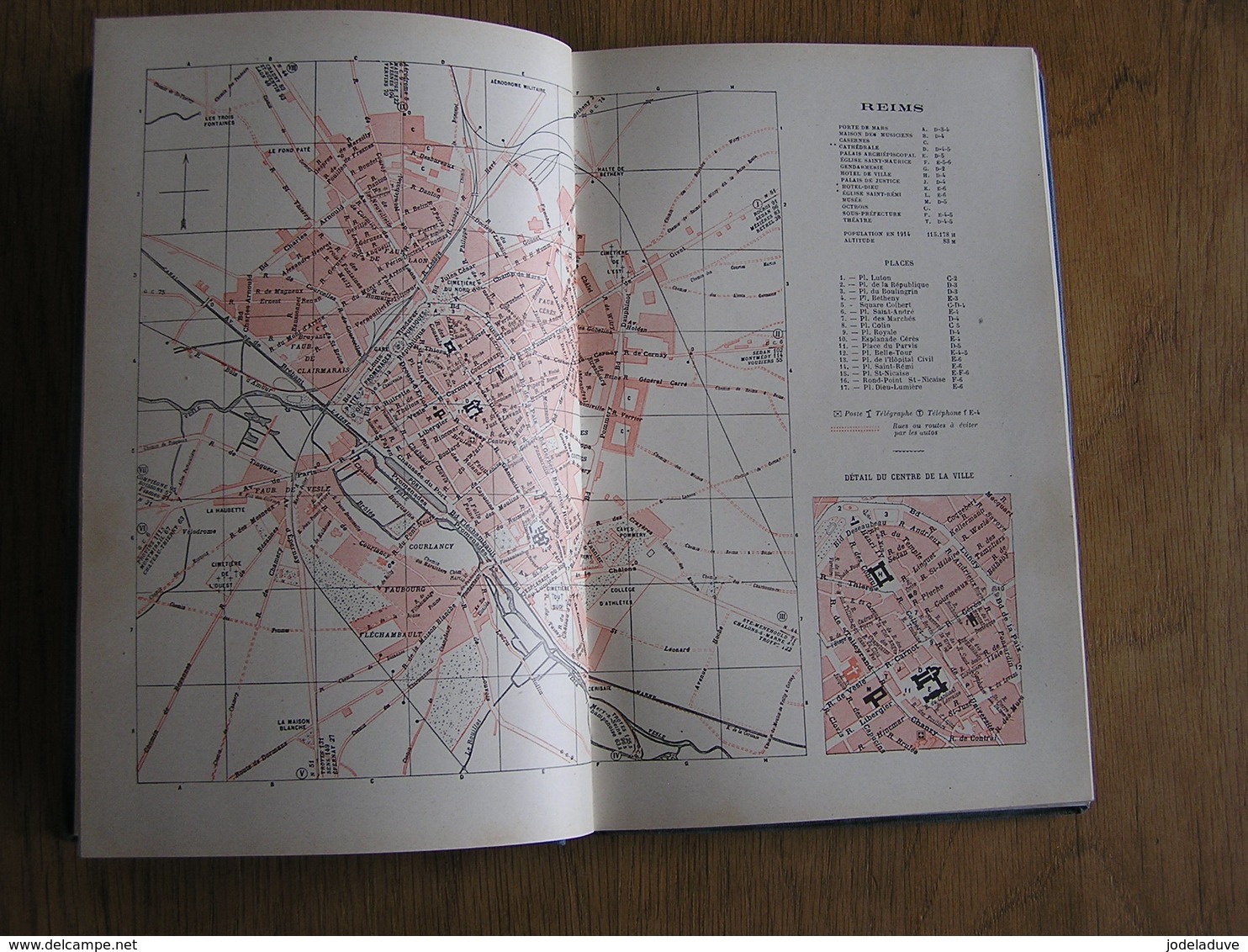 REIMS ET LES BATAILLES POUR REIMS 1914 1918 Guide Illustré Michelin Champs de Bataille Régionalisme Guerre 14 18 Poilus