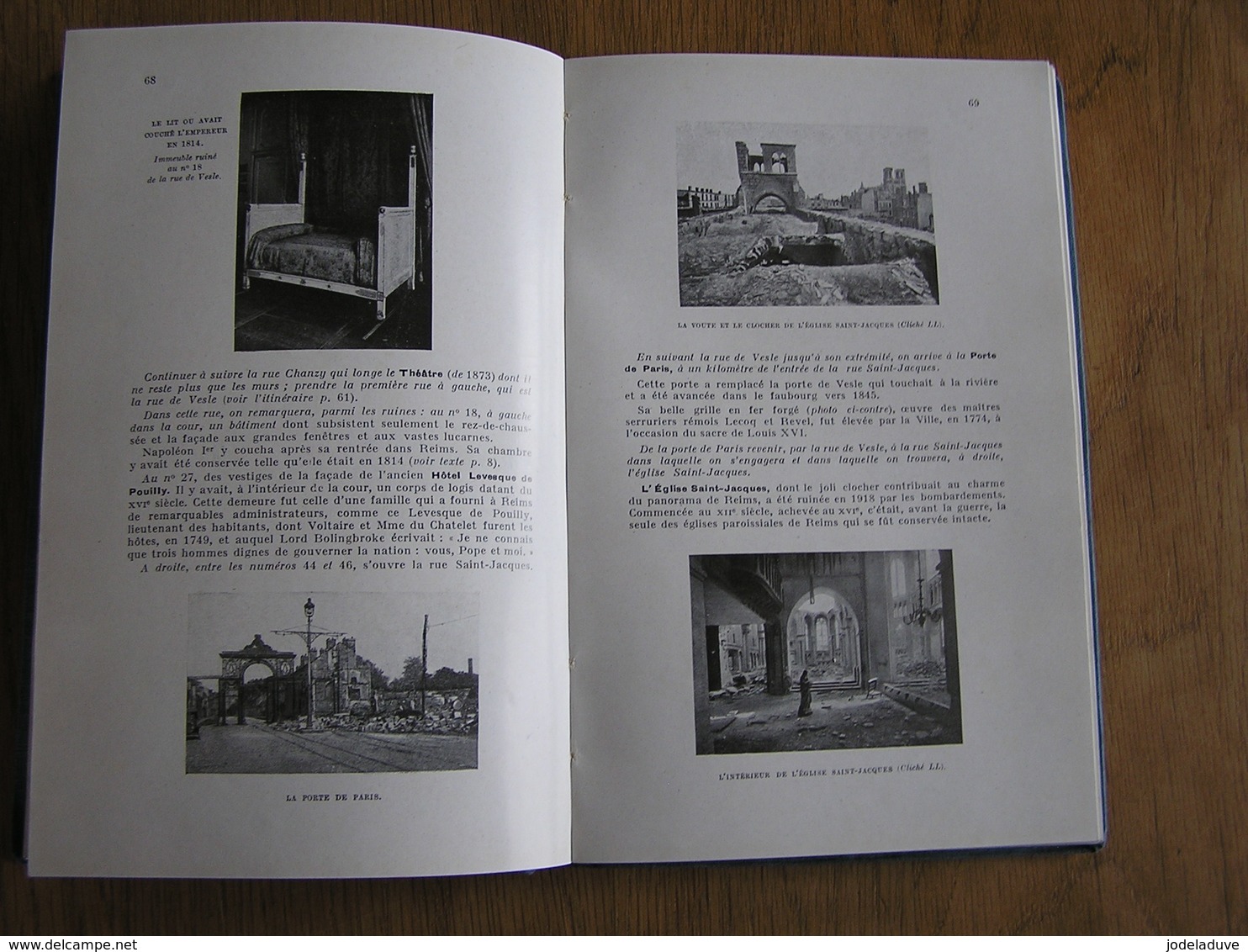 REIMS ET LES BATAILLES POUR REIMS 1914 1918 Guide Illustré Michelin Champs de Bataille Régionalisme Guerre 14 18 Poilus
