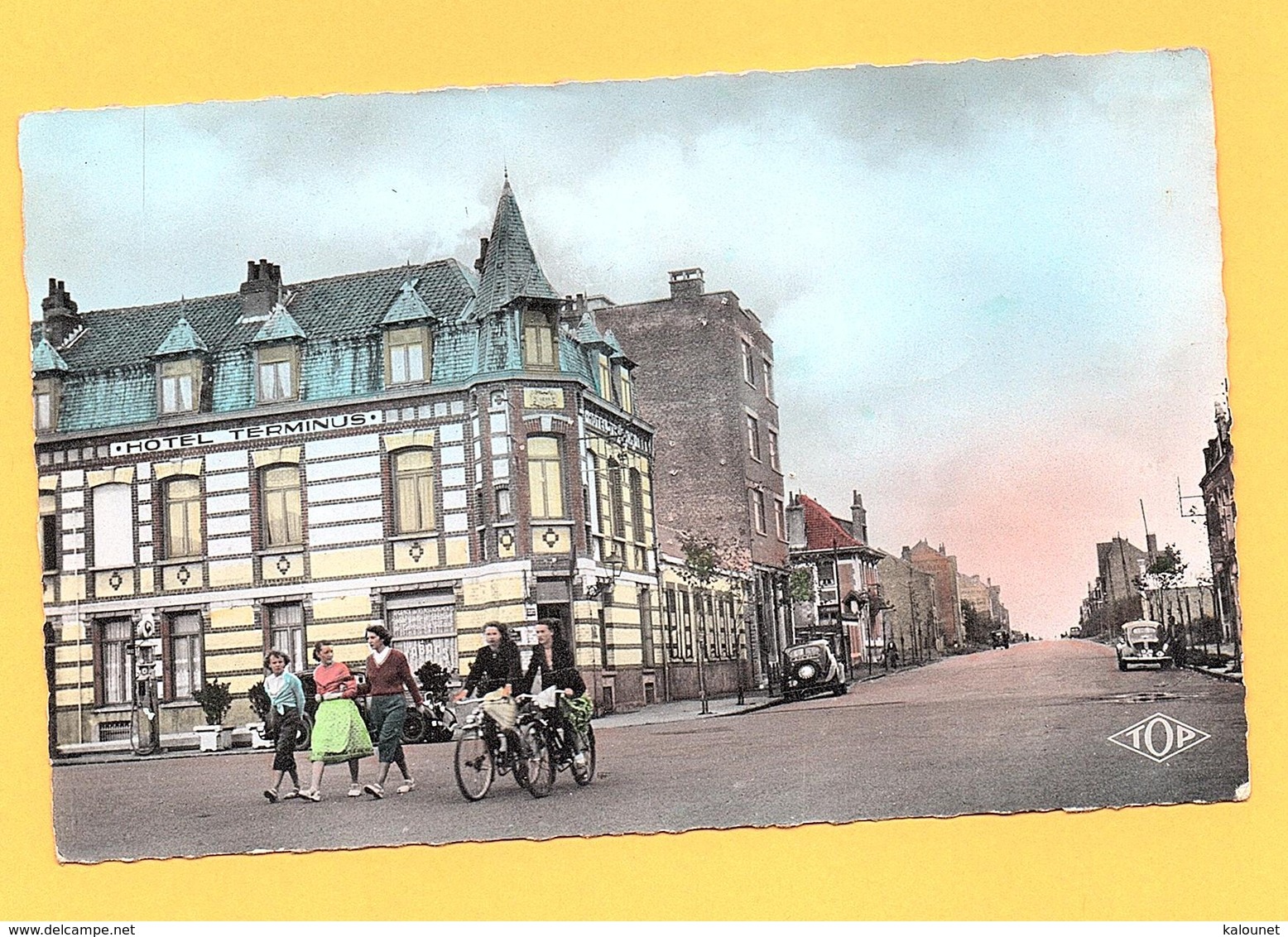 Carte Postale Couleur  " Malo-terminus - Avenue De La Gare " à Malo-Les-Bains - Malo Les Bains