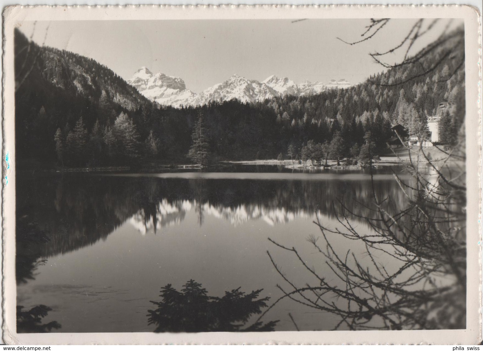 Champex, Le Lac Et Les Dednts Du Midi - Photo: Darbellay - Autres & Non Classés