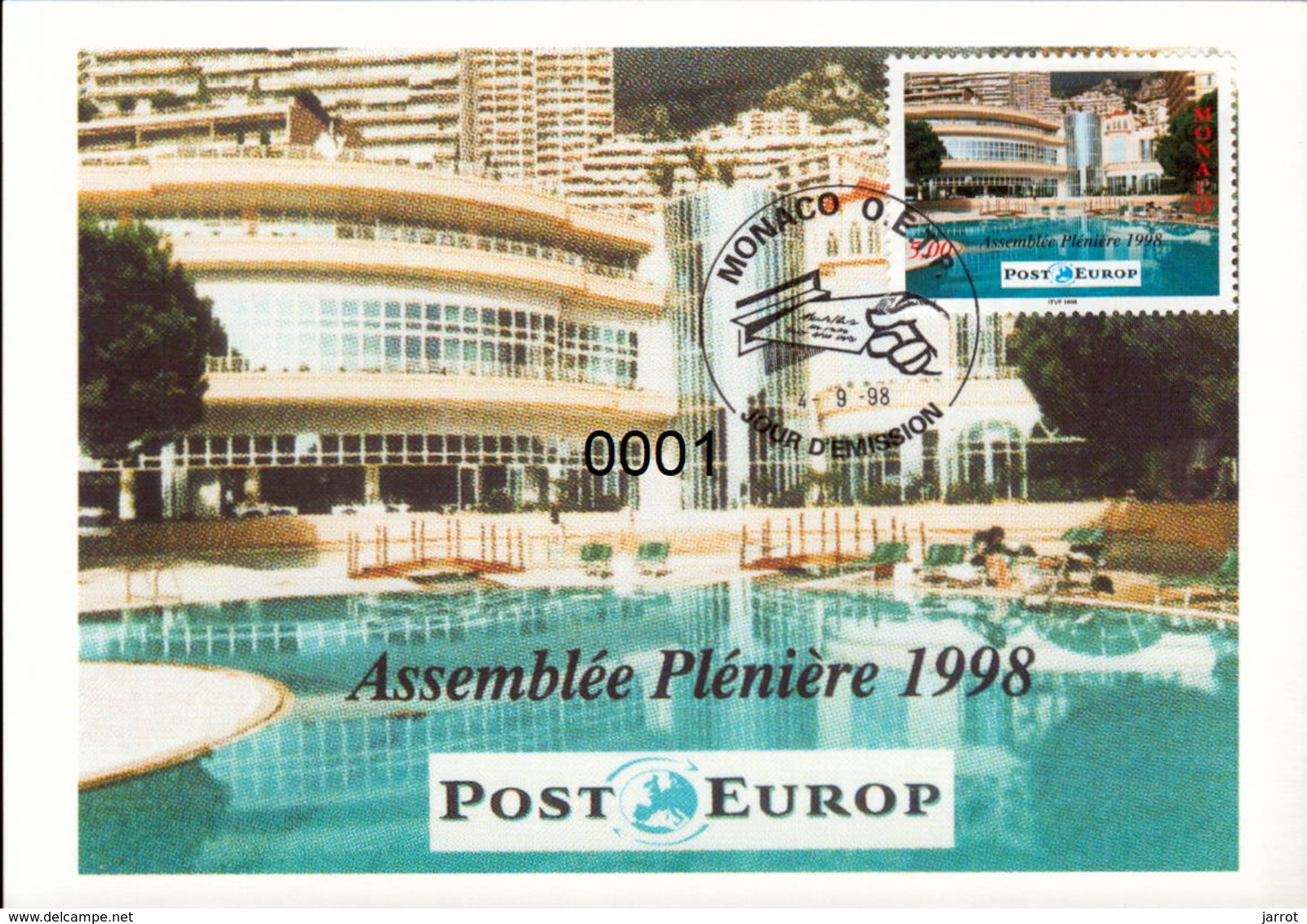 N° 2171Post Europe  04/09/1998 - Maximumkarten (MC)