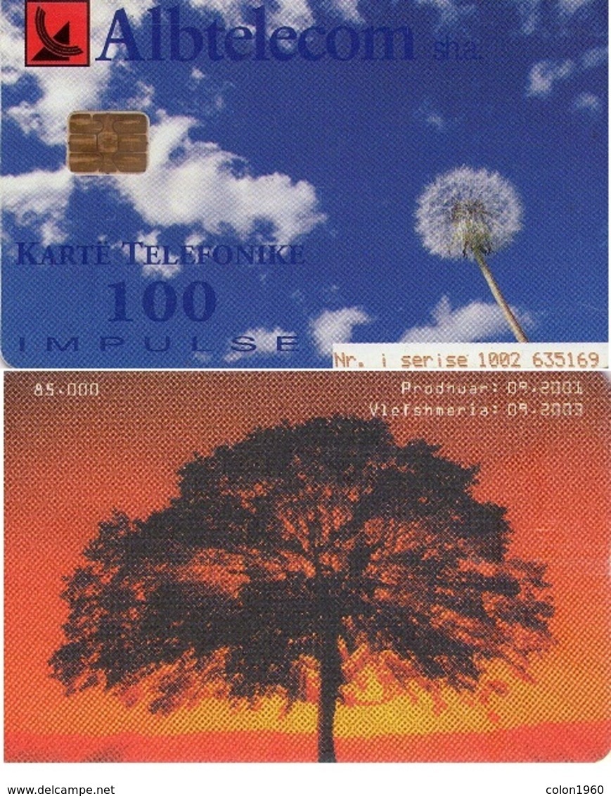 ALBANIA. ALB-70. Poppy Seeds. 100U. 09-2001. (068) - Albanie