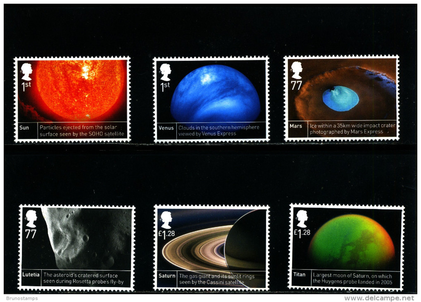 GREAT BRITAIN - 2012  SPACE SCIENCE  SET  MINT NH - Nuovi