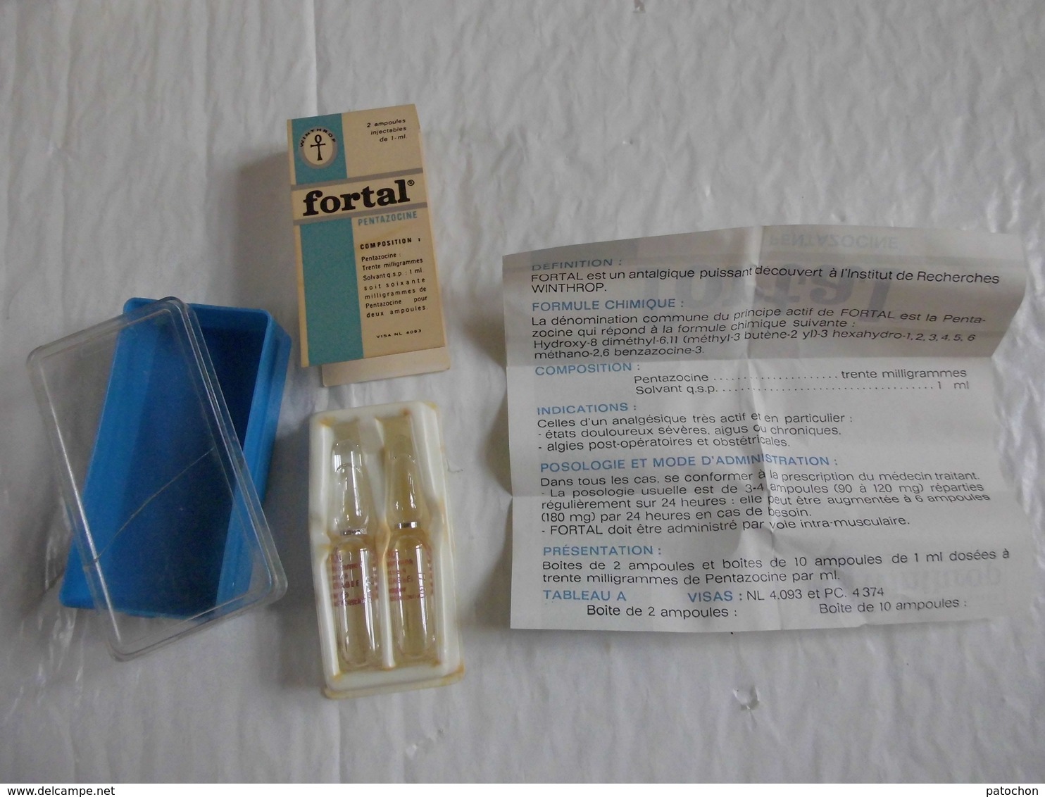 Ampoules Pharmaceutique Houdé Strychnine Millot Camphophyline Fortal Pentazicine Périmée Collection...! - Matériel Médical & Dentaire