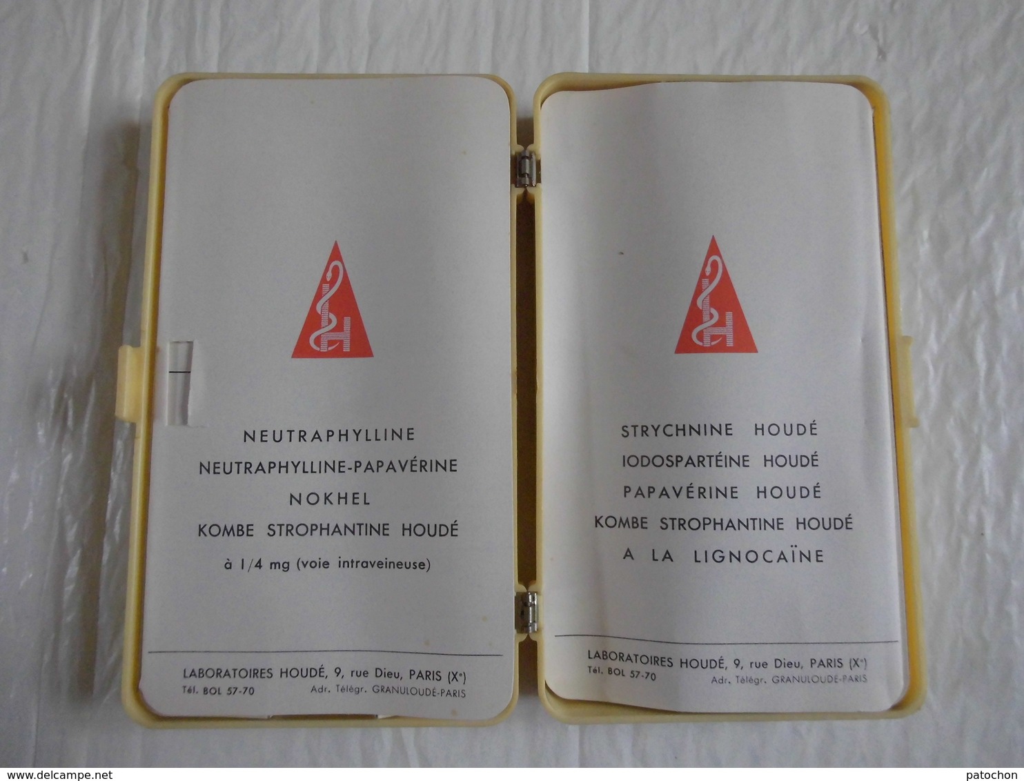 Ampoules Pharmaceutique Houdé Strychnine Millot Camphophyline Fortal Pentazicine Périmée Collection...! - Matériel Médical & Dentaire