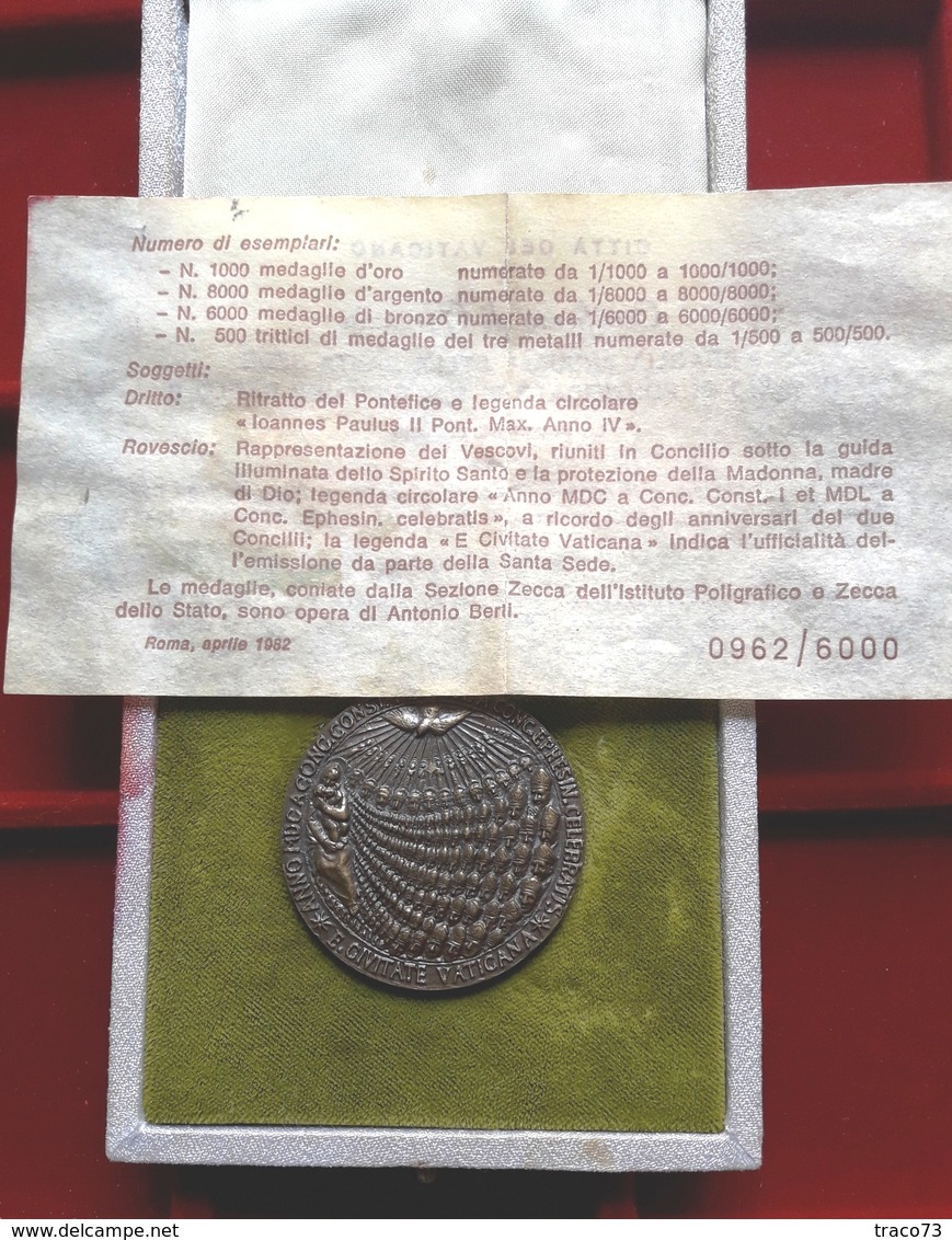 PAPA GIOVANNI PAOLO II /  Medaglia _ ANNO IV  - INC. Antonio BERTI - Altri & Non Classificati