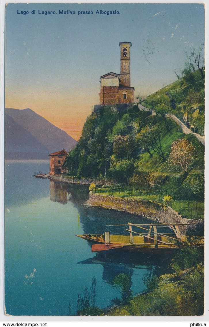 1921 Lugano Motivo Presso Albogasio - Lugano