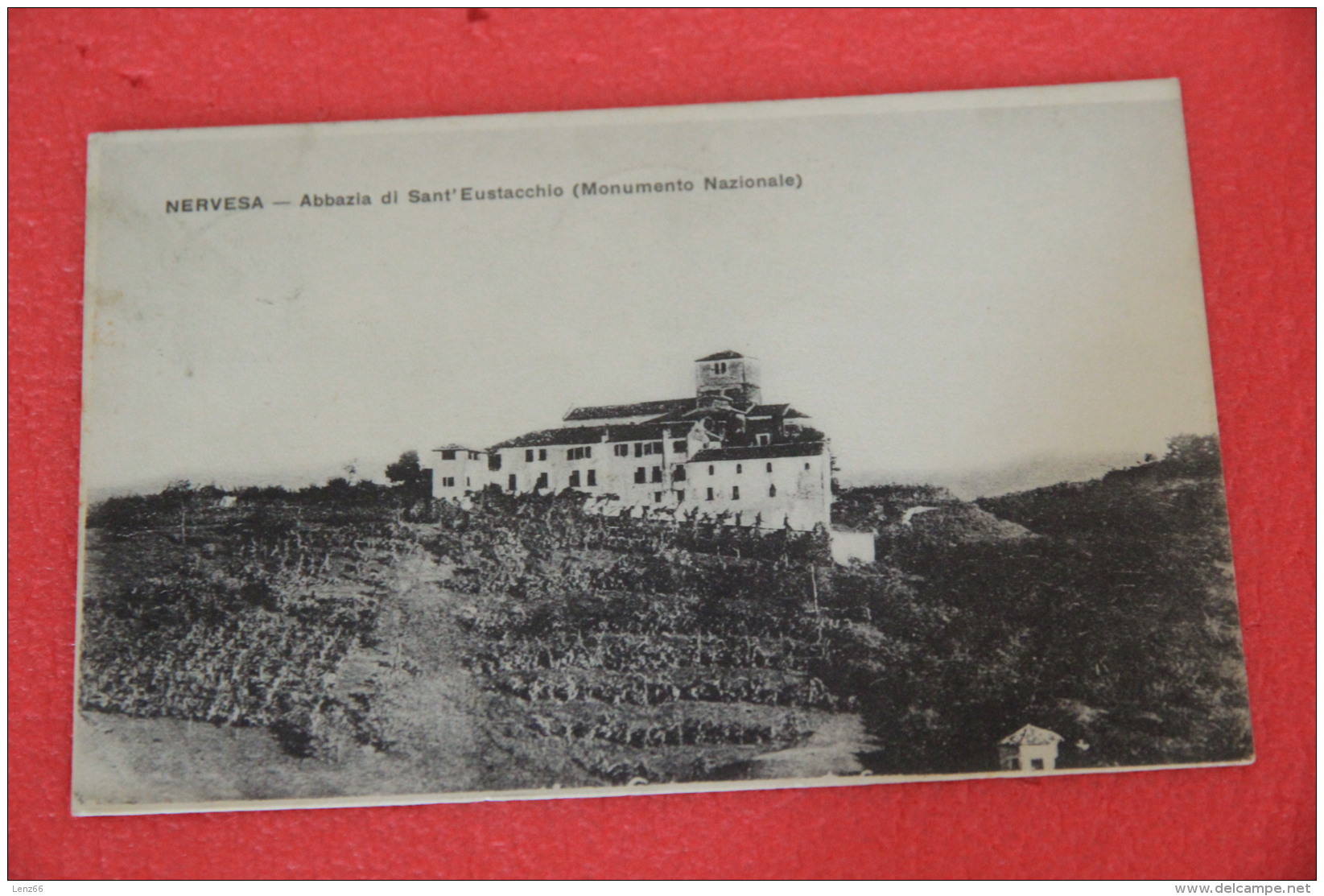 Nervesa Della Battaglia Treviso Abbazia Sant' Eustacchio 1912 Ed. Alatri Molto Bella - Otros & Sin Clasificación