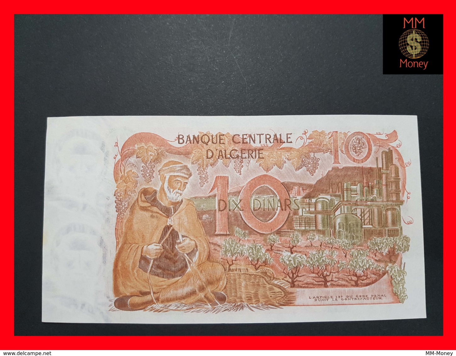 Algeria  10 Dinars 01.11.1970 P. 127 A UNC - Argelia