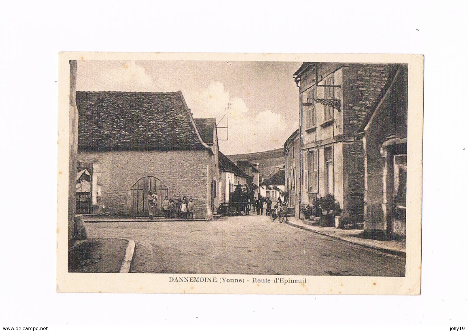 89 - DANNEMOINE (Yonne) ROUTE D' EPINEUIL - Autres & Non Classés