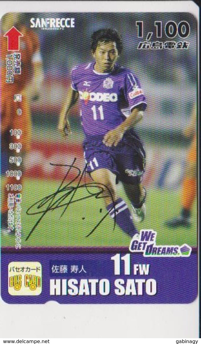 JAPAN - PREPAID-1039 - FOOTBALL - HISATO SATO - Japan