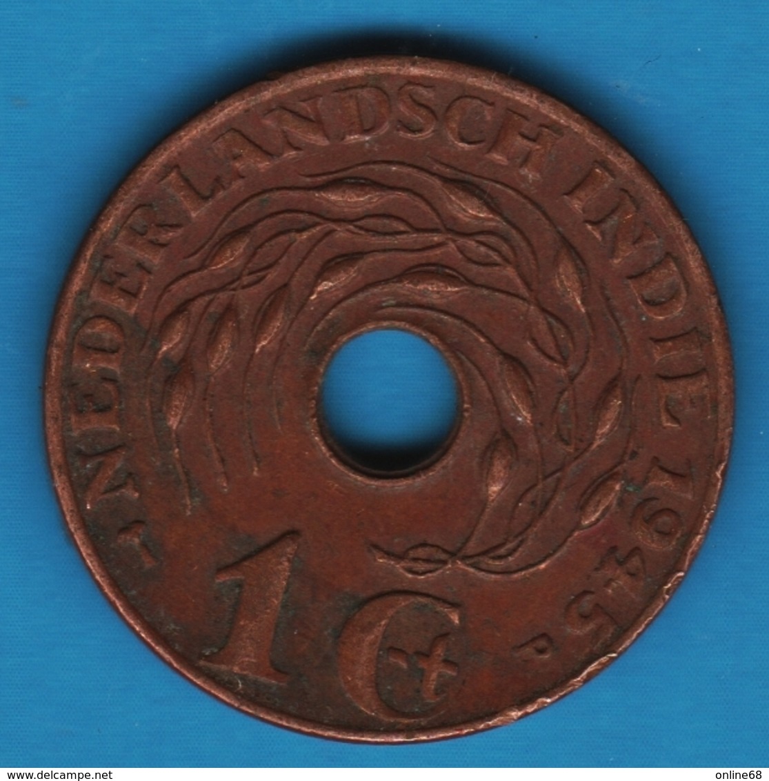 Netherlands East Indies 1 CENT 1945 P KM# 317  NEDERLANDSCH INDIE - Dutch East Indies