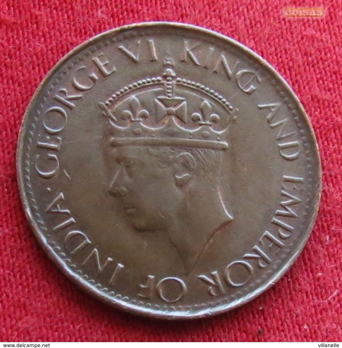 Sri Lanka Ceylon 1 Cent 1945 KM# 111a - Sri Lanka