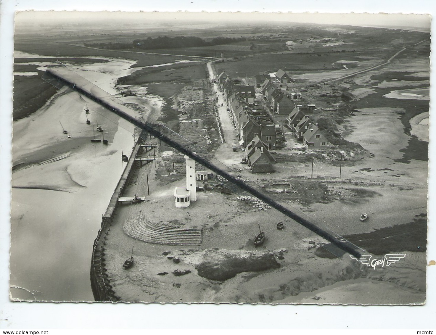 CPSM Grand Format - La Pointe Du Hourdel -(Somme) - Vue Générale - La France Vue Du Ciel ...-(  Le Hourdel ) - Le Hourdel