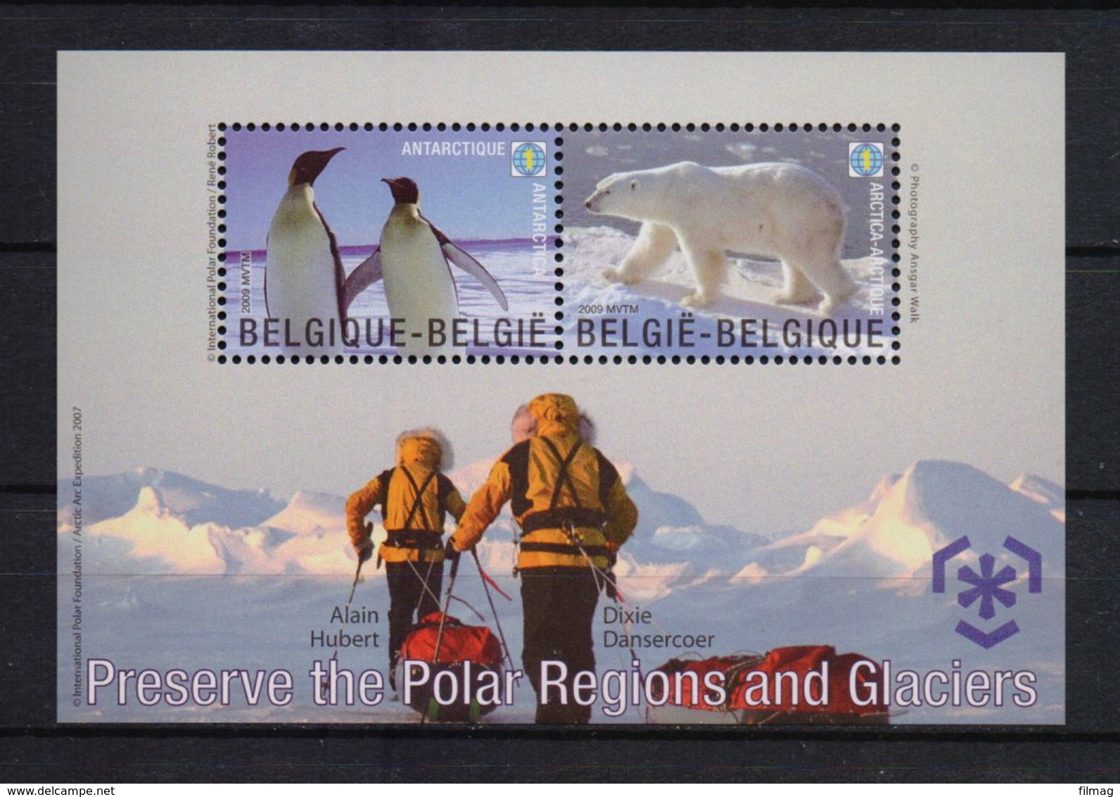 Blok 166 Preserve The Polar Regions POSTFRIS** 2009 - 1961-2001