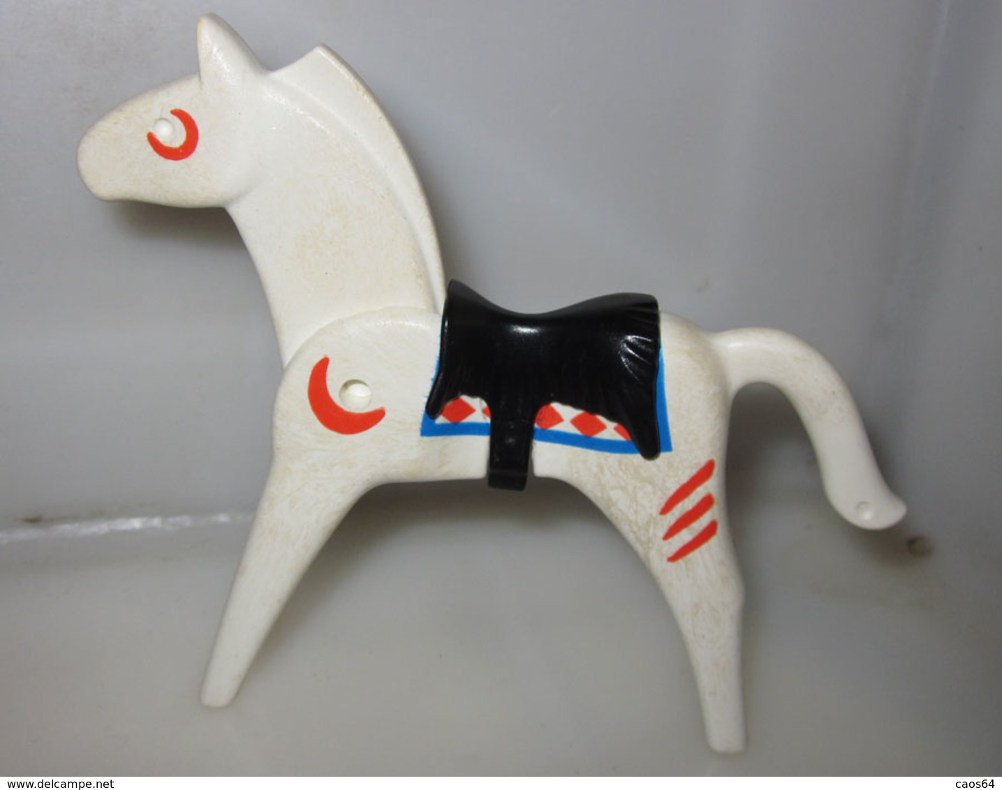 GEOBRA PLAYMOBIL 1974  CAVALLO INDIANO   CON SELLA - Playmobil