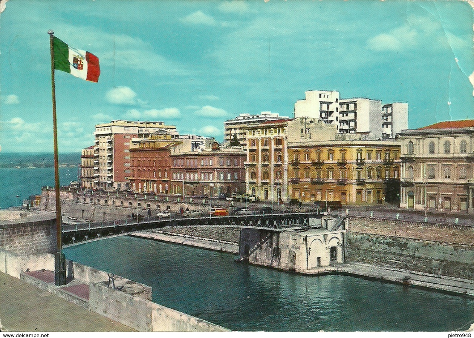 Taranto (Puglia) Ponte Girevole Chiuso, Pont Tournant, Turning Bridge, Drehbrucke - Taranto