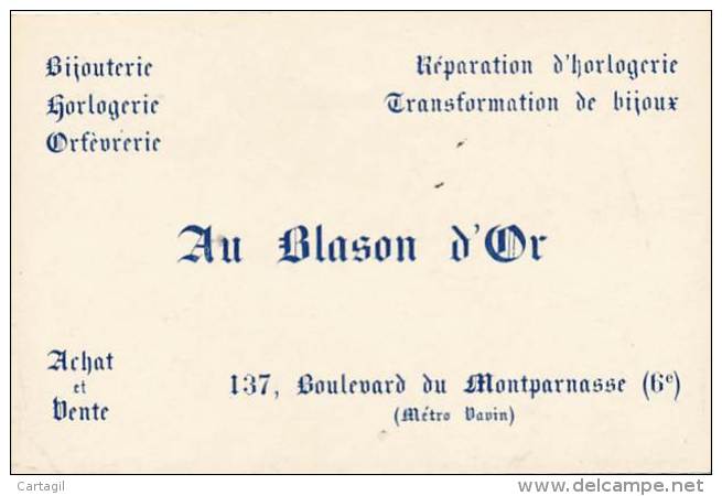 AC-B3365- Ensemble  Orfèvre " Au Blason D'Or Paris" (Précisions , état... Voir Scans) - Autres & Non Classés