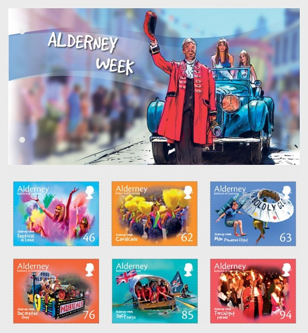 H01 Alderney 2018 Alderney Week MNH Postfrisch Presentation Pack - Alderney