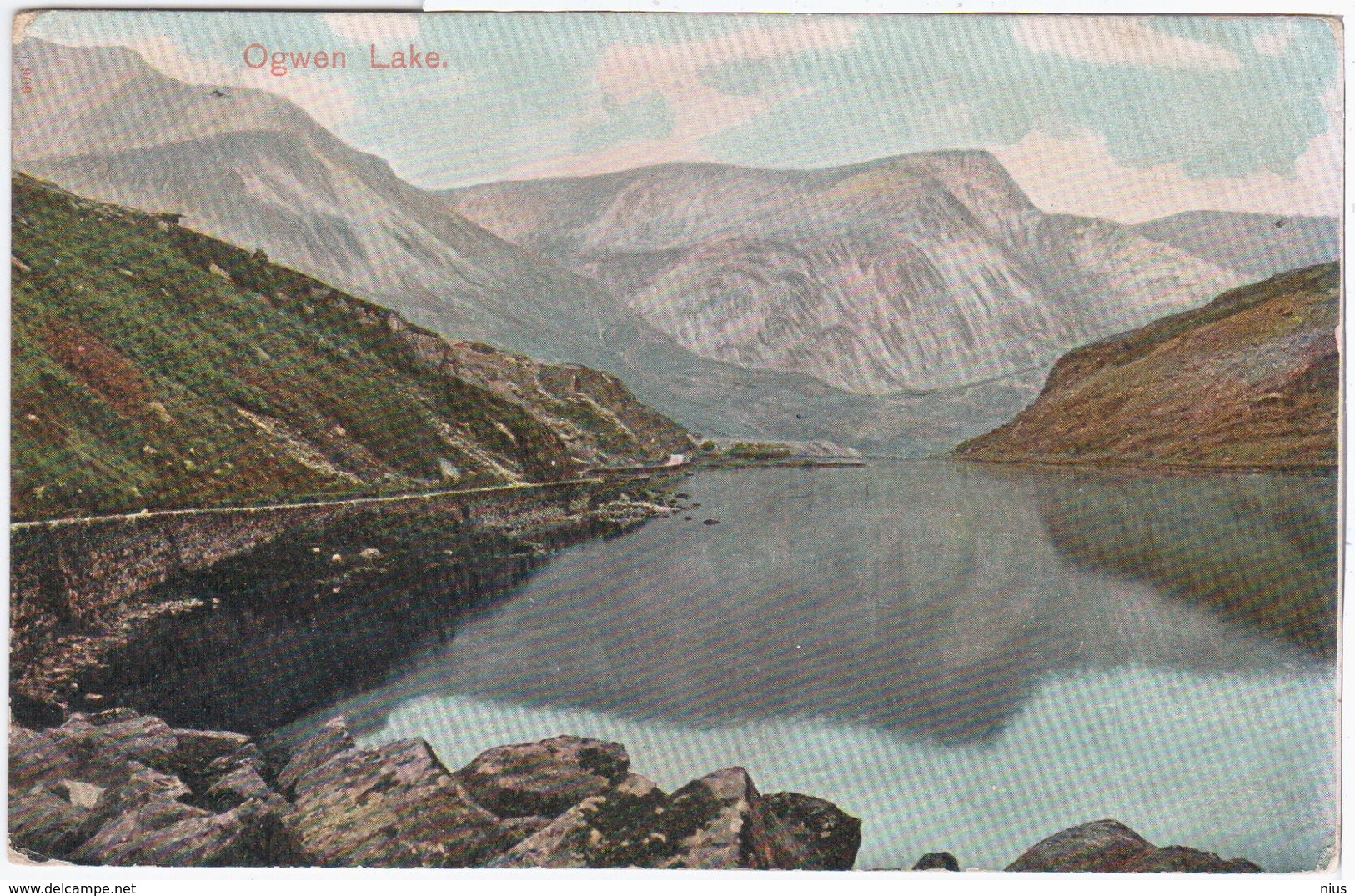 England United Kingdom UK 1907 Ogwen Lake - Caernarvonshire