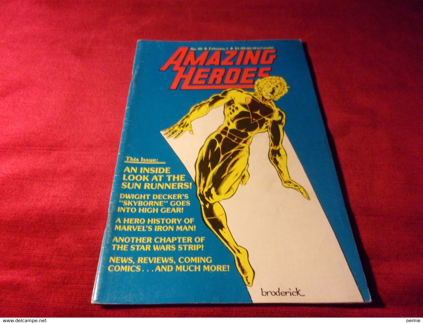 AMAZING  HEROES   No 40 - Altri Editori