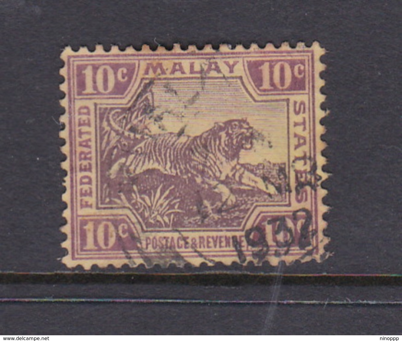Malaysia-Federated Malay States, SG 43 1904 Grey Brown And Claretr,used - Malaya (British Military Administration)