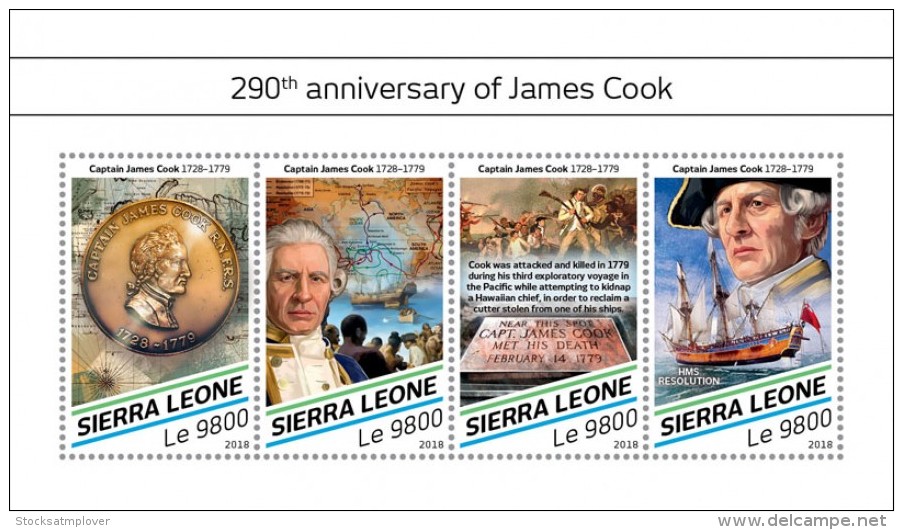 SIERRA LEONE 2018   James Cook S201807 - Sierra Leone (1961-...)