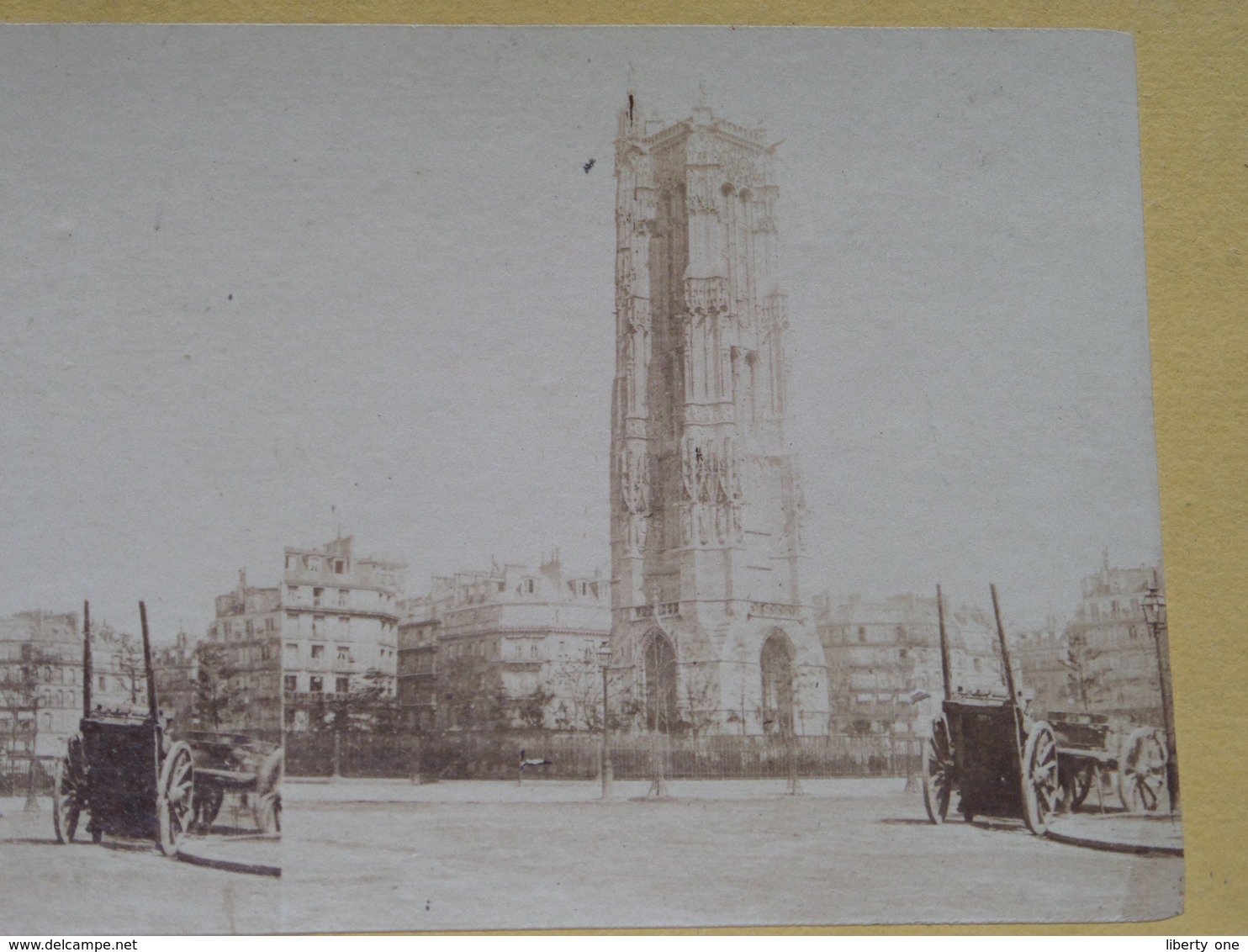 Tour Saint-JACQUES Paris ( Stereo Photo ) ( La France ) ! - Photos Stéréoscopiques