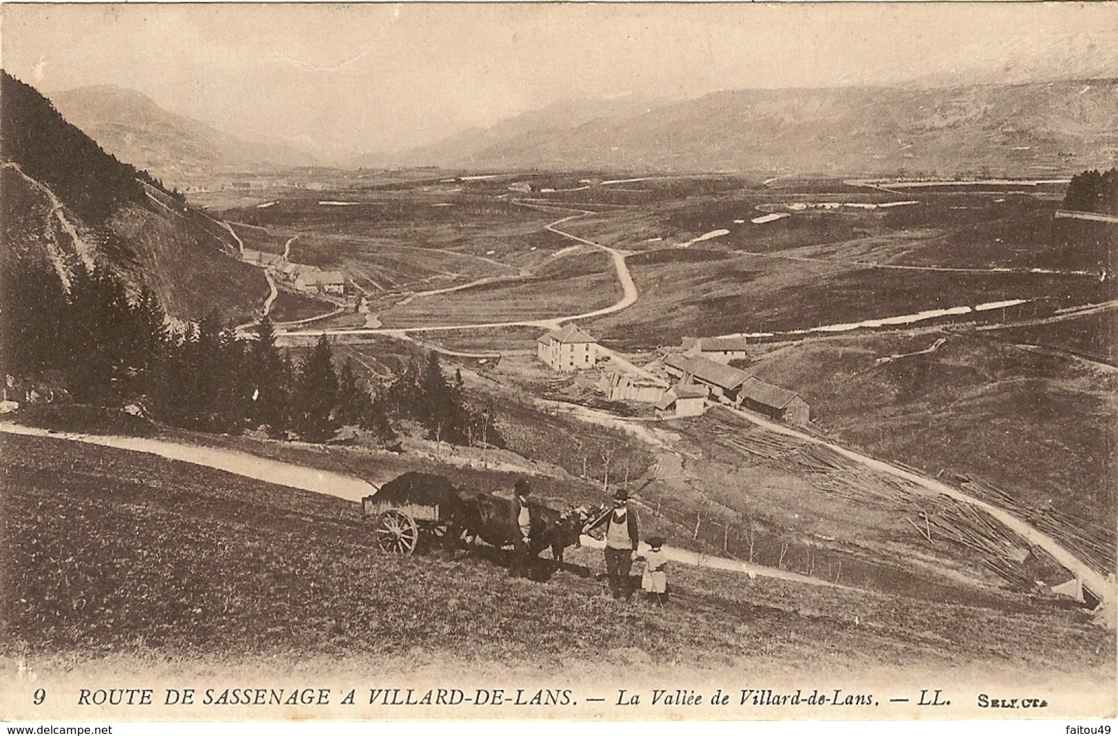 Route De SASSENAGE à VILLARD DE LANS - La Vallée  97 - Villard-de-Lans