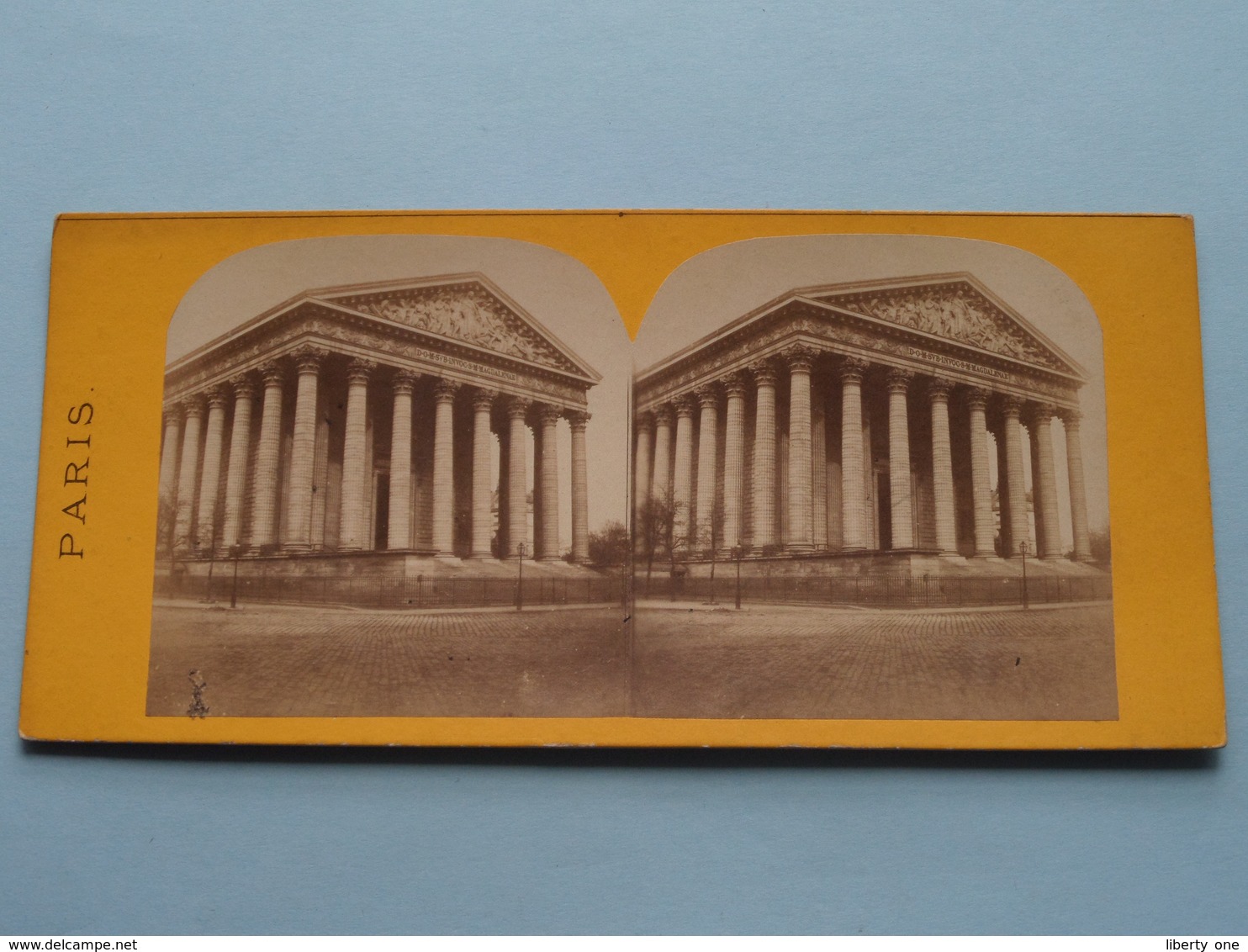 La MADELEINE - Paris ( Stereo Photo ) ( La France ) ! - Photos Stéréoscopiques