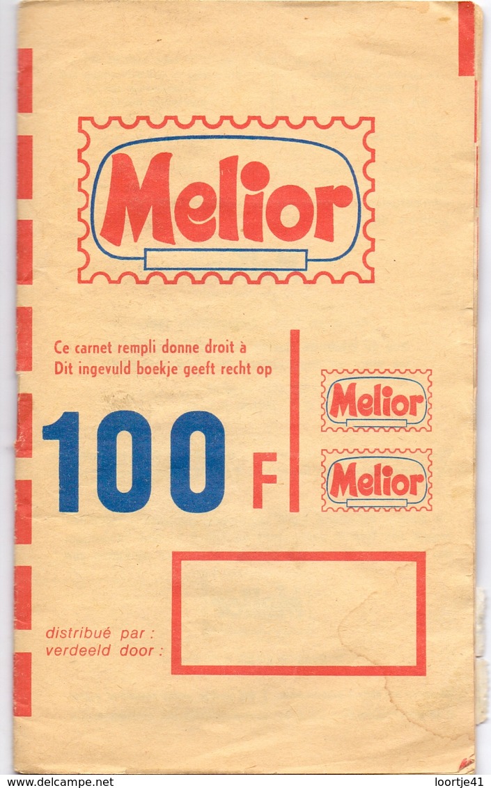 Pub Reclame - Zegelboekje - Carnet Timbres Melior - Autres & Non Classés