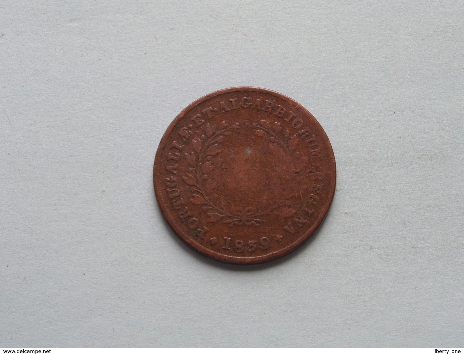 1839 - 10 Reis / KM 409 ( Uncleaned - For Grade, Please See Photo ) ! - Portogallo