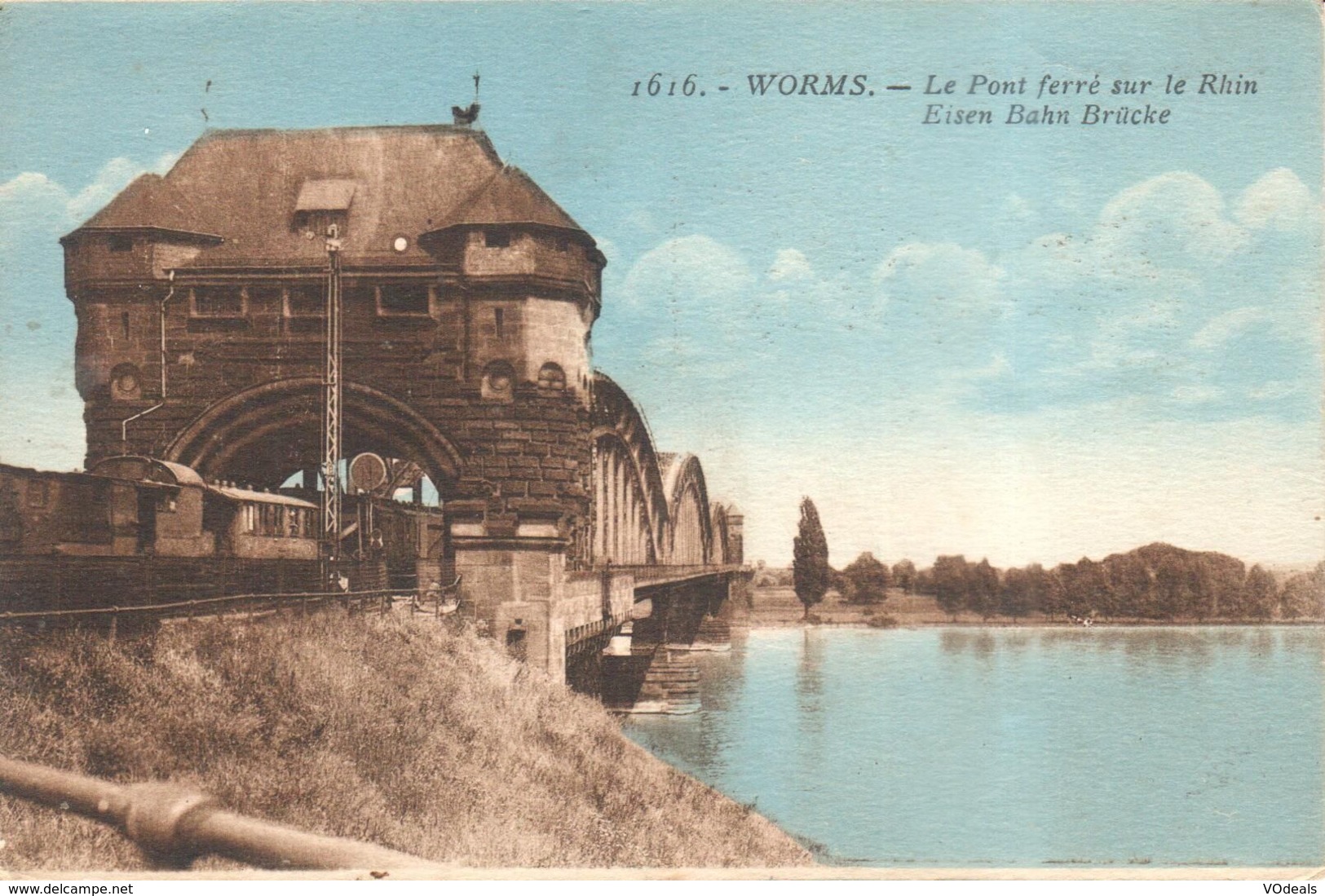 Allemagne - Rhénanie-Palatinat - Worms - Le Pont Ferré Sur Le Rhin - Worms