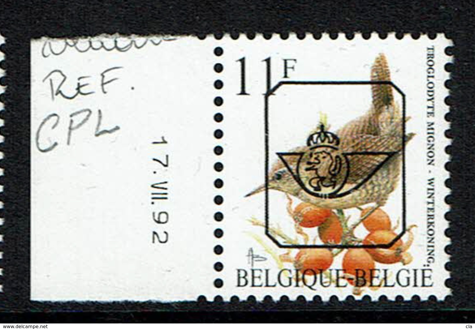 PR 836 P6a  **  Cd  17VII92 - Typografisch 1986-96 (Vogels)