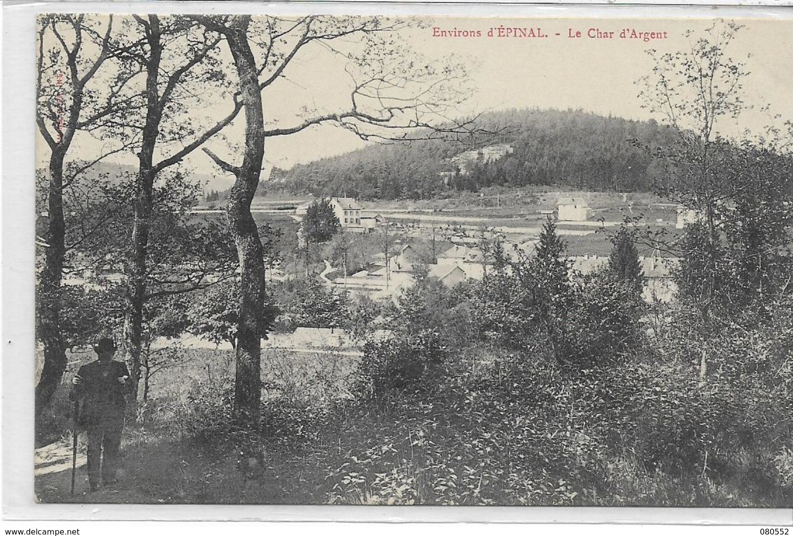 88 LE-CHAR-D'ARGENT . Environs D'Epinal , Village Et Verdure , édit :  , Années 10 , état Extra - Chatenois