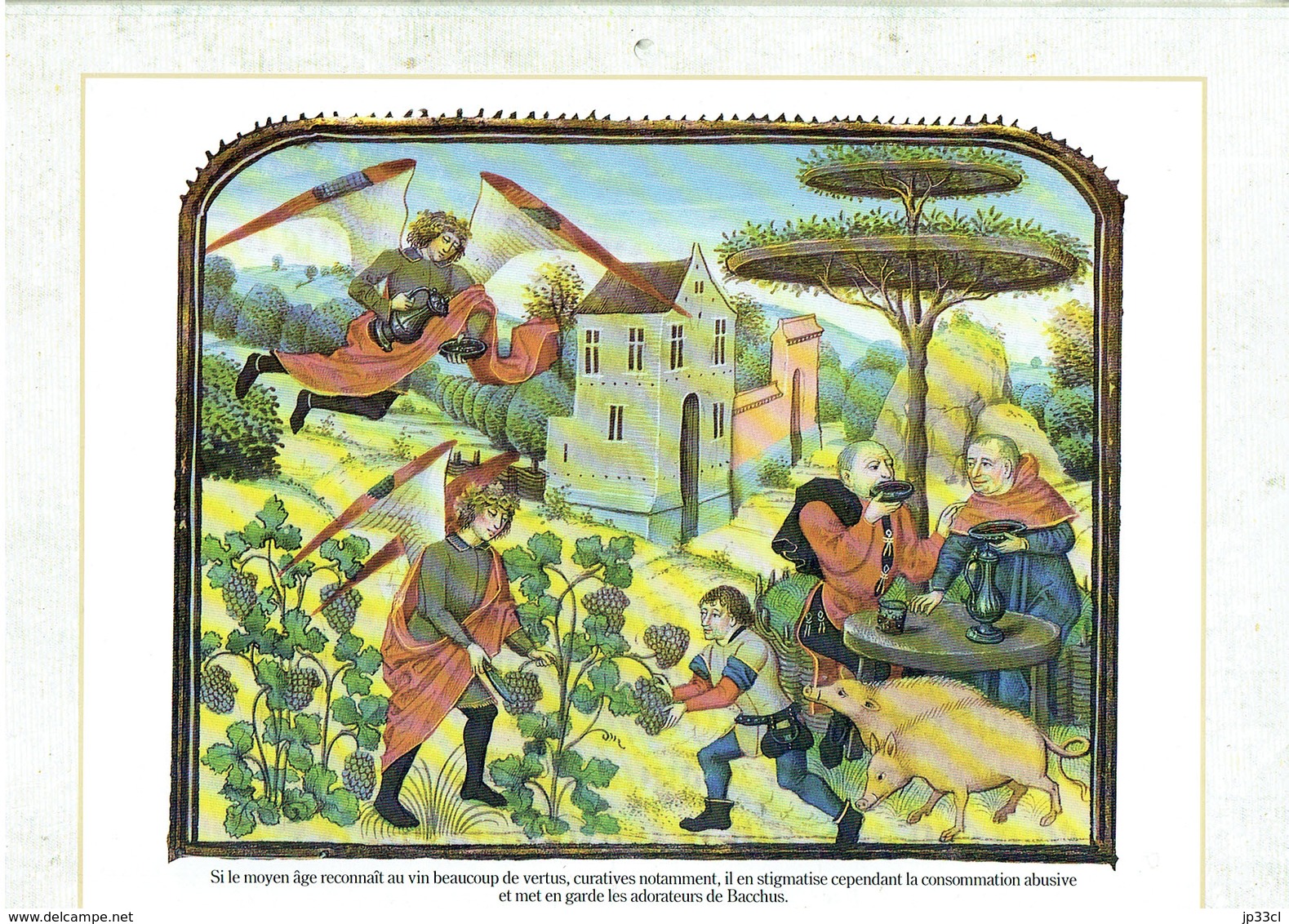 Vin Viticulture Calendrier 1990 Les Routes De La Treille - Grand Format : 1991-00